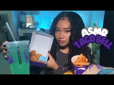 ASMR| Taco Bell Mukbang+NEW Chicken Nuggets 🌮🔔