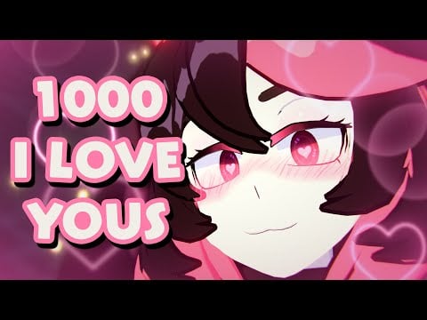 ASMR Whispering I Love You 1000 Times for Valentines | Soft Repeating Whispers