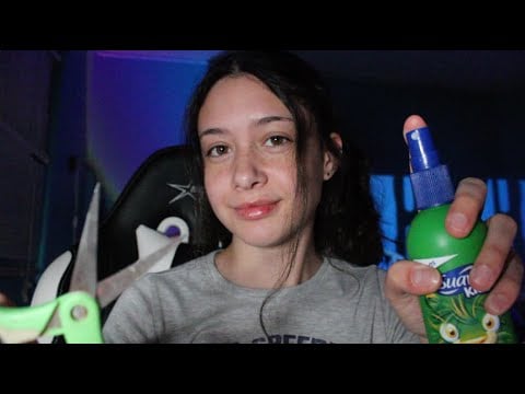ASMR Haircut (scalp exam, measuring, etc.)