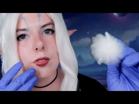 ASMR | Flirty Alien Gives You First Aid (full body exam)