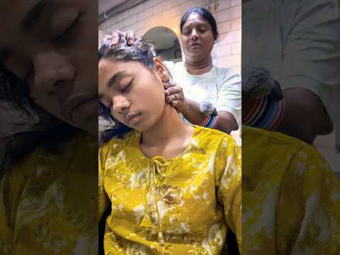 ASMR Long Stroke Neck Massage By Indian Masseuse: Shorts #asmr