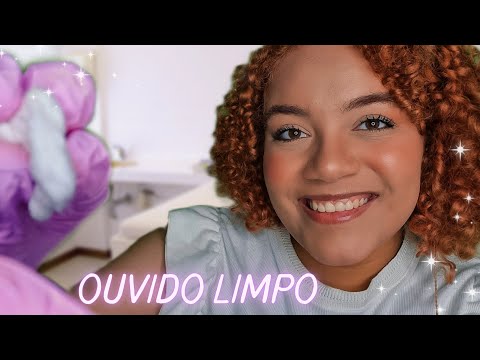 ASMR LIMPANDO SEUS OUVIDOS 👂😘