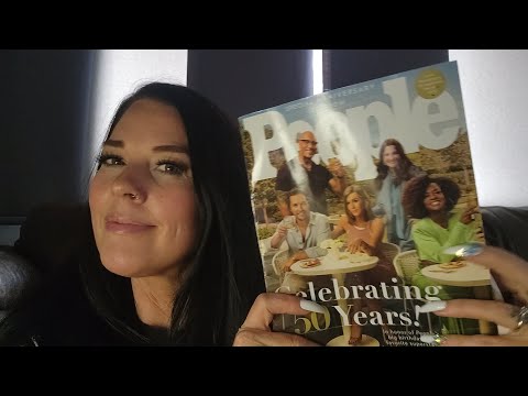 ASMR- People Magazine Flip Thru (Special Anniversary Edition) 📰