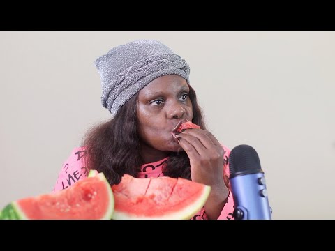 Juicy-Watermelon ASMR Eating Sounds