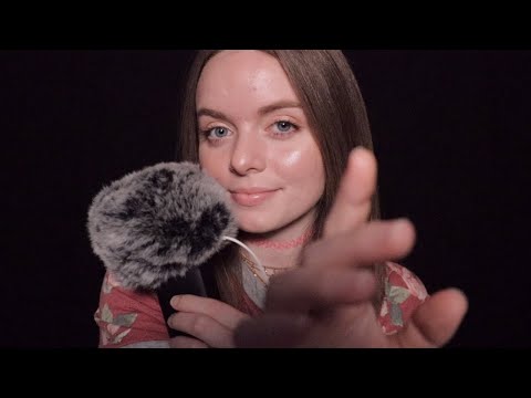 ASMR | Whispering & Tracing Trigger Words (Close Up Whispers)