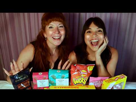 ASMR UK Snack Taste Test 🇬🇧 Are They Actually Good?? (w/ Pro Taste Tester  @Gwynedd Stuart)
