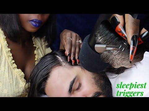 ASMR | High Concentration | ATTENTIVE HEAD NITPICKING ~ softest whispers for SLEEP