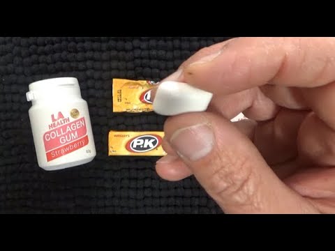 ASMR - Celebrating 10 Years - Whispering & Chewing Gum - Australian Accent - Chewing Gum Review