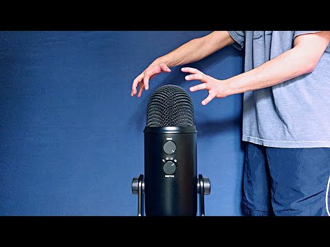 ASMR Fast & Aggressive Hand Sounds (up close/far away, left/right) no talking