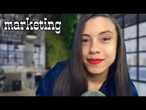 ASMR ROLEPLAY PUBLICITÁRIA |Planejando seu Marketing •Sons de teclado