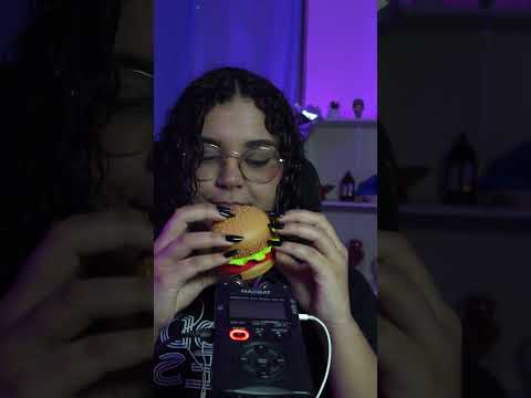 ASMR  Vem montar seu Hambúrguer comigo!