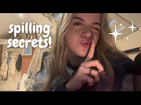 asmr | inaudible whispering!! (telling you secrets)