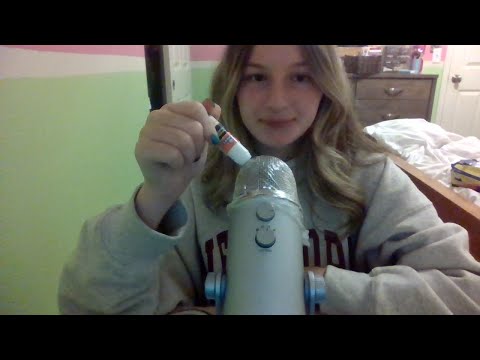 ASMR| Glue on microphone✨Brain melting trigger ✨🧠