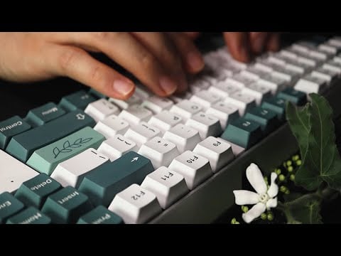 ASMR Keyboard Typing for Relaxing, Studying, Sleeping 이런 키보드 소리 어때요?