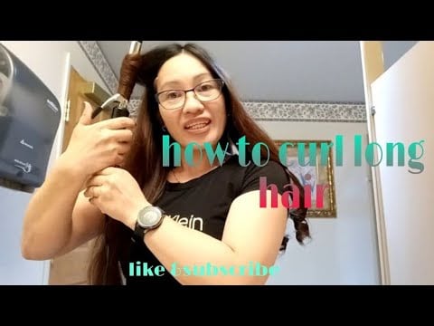HOW TO CURL YOUR  LONG HAIR:Igorot in Denver Colorado 🇺🇸