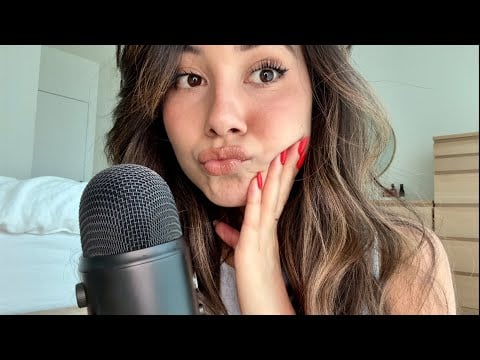 ASMR teaching you Spanish, up close whispers and mouth sounds