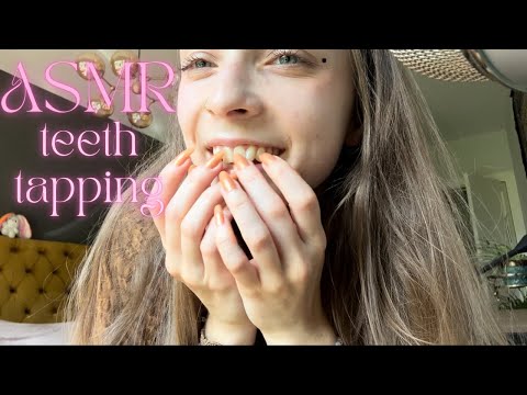 ASMR • teeth tapping 🦷💗🙊