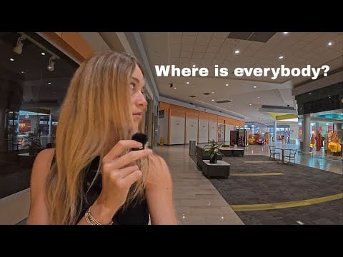 ASMR - Exploring An EMPTY Mall *Soft Spoken/Soft Piano Background*