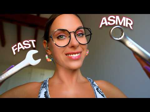 ASMR Fast - Fixing YOU, Ear to ear tingles down your SPINE