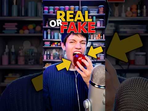 REAL OR FAKE? #asmr #relax #asmrsounds #humor