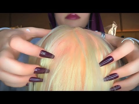 ASMR 🤤 Scratching Your Scalp For Deep Sleep (tapping sound) & Head massage 