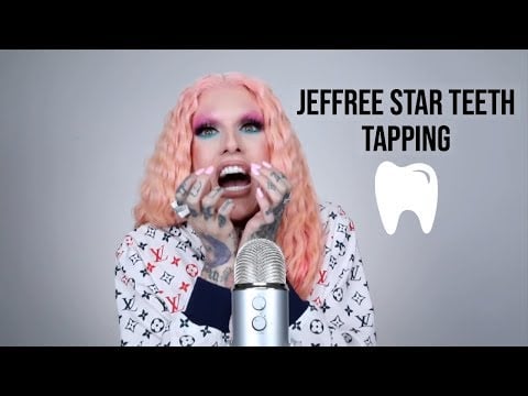 Jeffree Star Teeth Tapping for 10 Minutes Straight (ASMR)