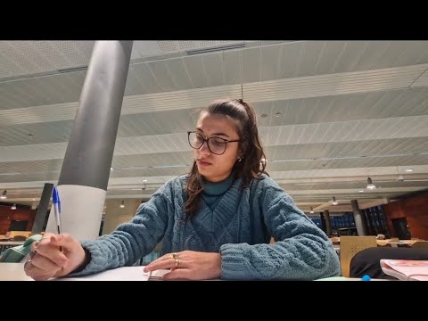 ESTUDE COMIGO NA BIBLIOTECA UNIVERSITÁRIA 📚✨️