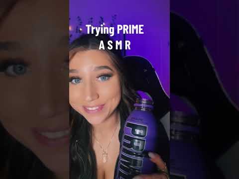 First time trying Prime!! #asmr #asmrshorts #shorts