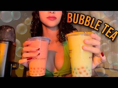 ASMR: BUBBLE TEA🧋(eating sounds)