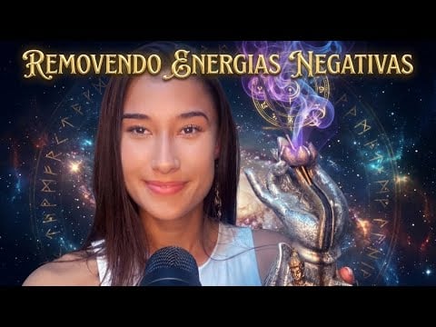 Removendo energias negativas ! ASMR 🪬🧿💤