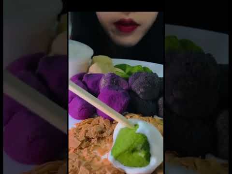 Mukbang ASMR Japanese Mochi #asmreating #asmrsounds #eatingsounds #asmreating