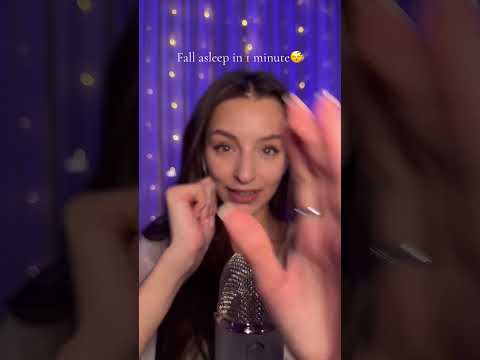 Fall asleep in 1 minute 💫 #asmr #relax #asmrsounds #asmrvideo