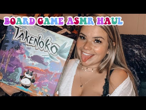 ASMR Board Game Haul | Up-Close Whispers | Tapping | Cupped Whispers