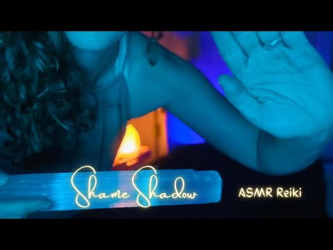 POV Reiki ASMR | Shame Shadow | Solar Plexus Chakra💛 - Whispered, Rattle, Scooping, Crystal Healing