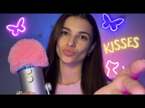 Asmr | Kisses 💋🎙️Shhh & It’s Okay 🤫🫶 Mouth Sounds 👅😴