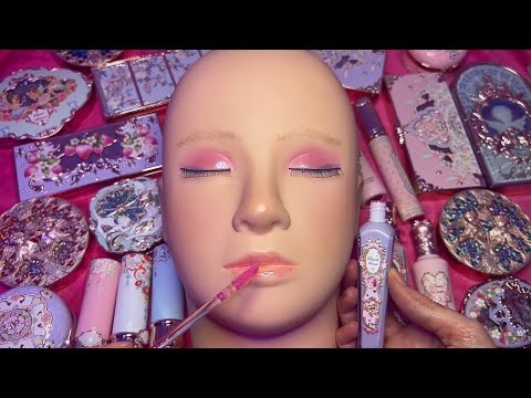 ASMR Makeup on Mannequin (Whispered)