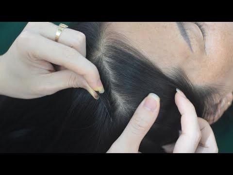 ASMR Real Person Head Scratch, Scratching Sounds, Therapy For Reduce Anxiety