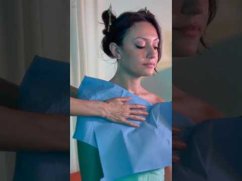 PAPER MASSAGE Drying Oil on Real Person ASMR #tingles #relax #sleep #massage