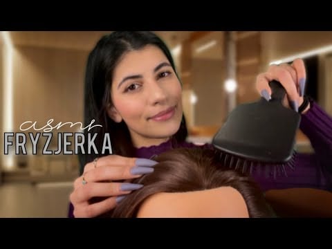 ASMR po polsku LENIWA STAŻYSTKA ROBI CI STRZYŻENIE roleplay 💇‍♀️ 