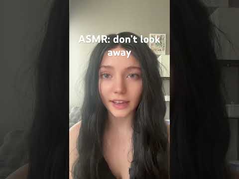 stay right here 🤍#asmr #eyecontact #whisper #softspoken #tingles #girlfriendasmr
