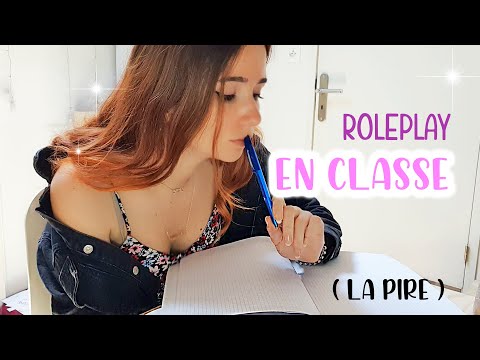 ASMR Roleplay camarade de classe (la pire)