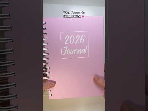 2026 pre-made bullet journal 😍 Dreamyjournaldesigns on Etsy to get your own ! #bulletjournal