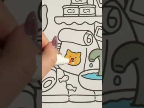 Coloring ASMR ♡ #asmr #relax #coloring #asmrtriggers #relaxing