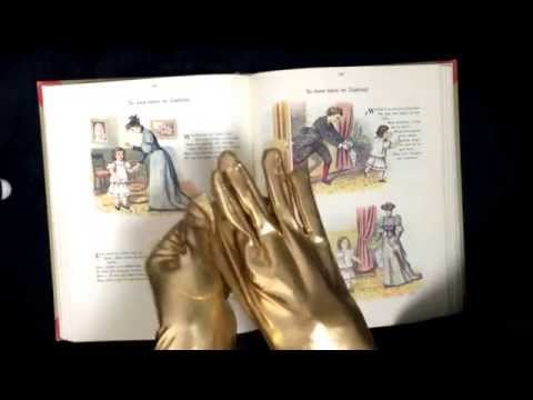 Golden Gloves,wood purrs  like a kitten and reading in Dutch [[ASMR]]