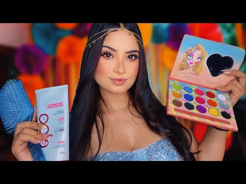 ASMR:AMIGA TÓXICA FAZ SUA MAQUIAGEM DE CARNAVAL!🎉🎊