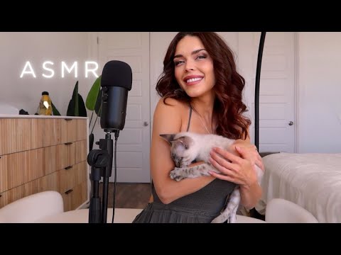ASMR | Meet My Kitty, Spirituality, Crystals and Dragons 🐉