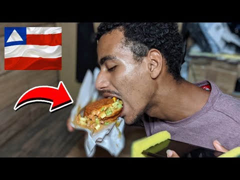 ASMR COMENDO ACARAJÉ 🏖️ ( série COMIDA TÍPICA de CADA ESTADO) mukbang