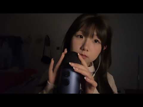 【ASMR】Blowing gently in your ear, so comfortable^Microphone friction trigger sound✮🎧✮