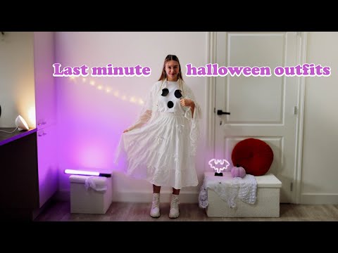 ASMR Last-Minute Halloween Outfits 👻 Whispering & Fabric Sounds