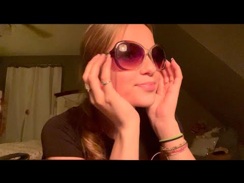 asmr what’s in my bag + assorted triggers☀️👓